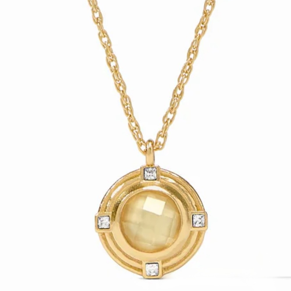 Julie Vos Astor Solitaire Necklace